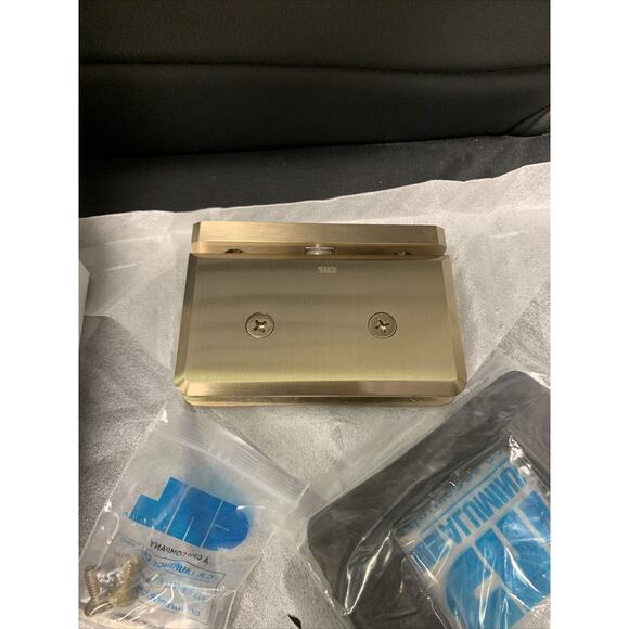 CRL Brushed Bronze Senior Prima 01 Series Top Or Bottom Mount Hinge SRPPH01BBRZ - Picture 6 of 8